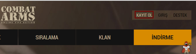 Combat Arms Kayıt ol