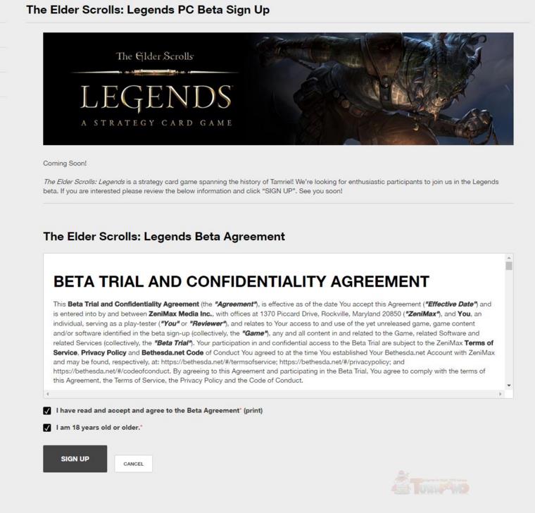 Strateji Kart Oyunu The Elders Scrolls: Legends'ın Kapalı Beta Kayıtları Başladı
