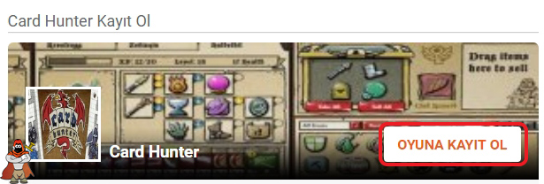 Card Hunter Kayıt ol