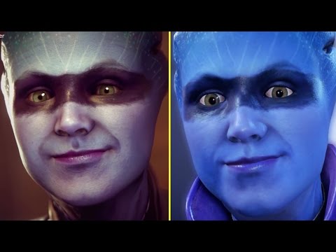 Mass Effect Andromeda Trailer vs Retail PS4 Graphics Comparison