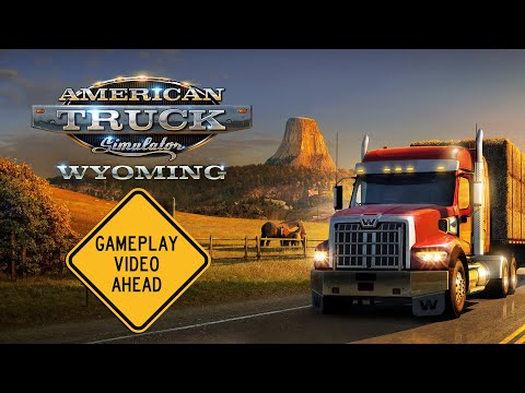American Truck Simulator: Wyoming DLC - Gameplay Video #2