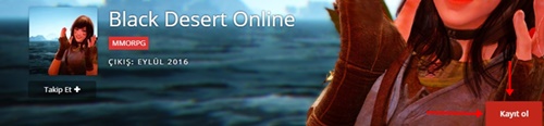 Black Desert Kayıt Ol