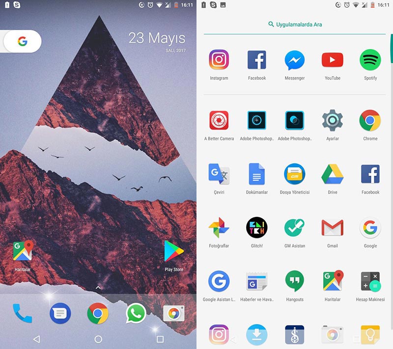 Android O Çıkmadan Launcher'ını Deneyin 2 Android O Çıkmadan Launcher'ını Deneyin