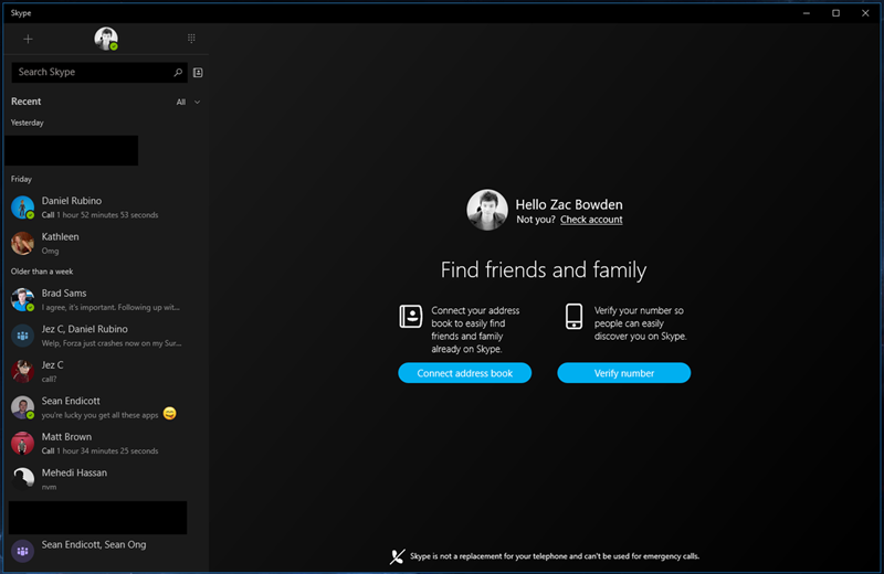 Skype Gelen Güncelleme ile Şık Bir Tasarıma Sahip Oldu!