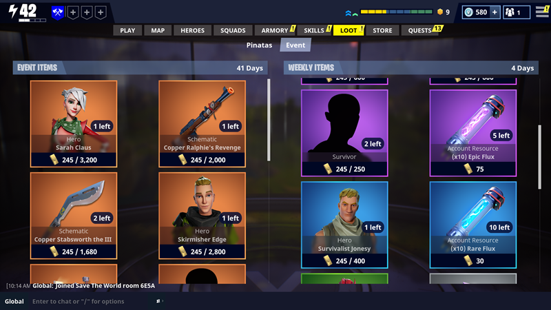Fortnite V.1.11 Yama Notları