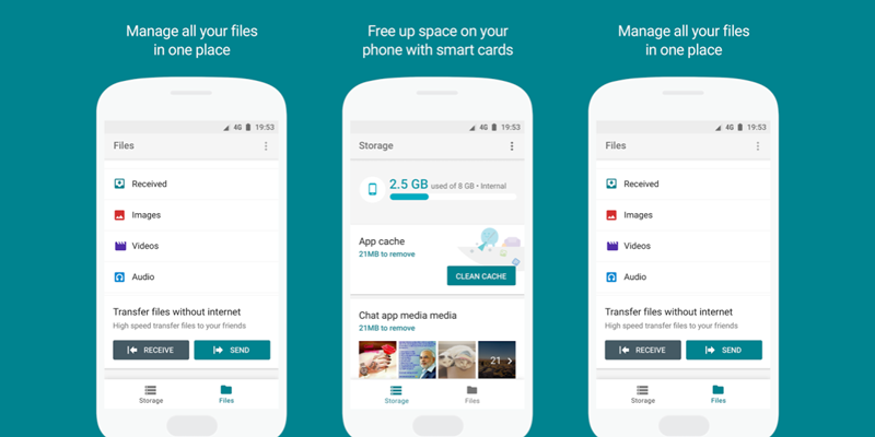 Google Files Go Yayınlandı!