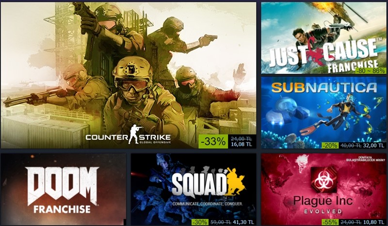 Steam İndirimleri Devam Ediyor! 2 Steam İndirimleri Devam Ediyor!