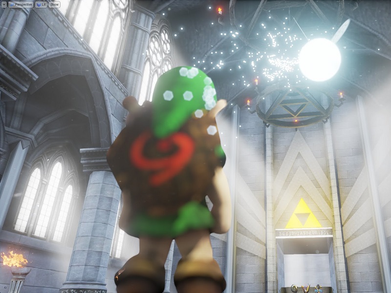 Zelda Ocarina of Time Unreal Engine 4 ile Yapıldı