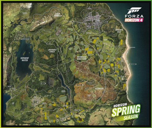 Forza Horizon 4’ün Bahar Haritası Duyuruldu! 2 Forza Horizon 4’ün Bahar Haritası Duyuruldu!