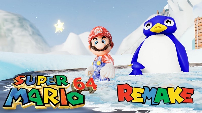 Super Mario 64 Cool Cool Mountain Unreal Engine 4’le Yapıldı