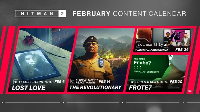 Hitman 2’nin Şubat Ayı Yol Haritası Belli Oldu!