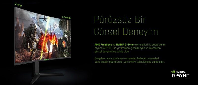 Monster Notebook'un Yeni Oyuncu Monitörü Aryond Satışa Sunuldu