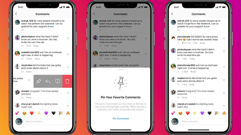 Instagram’a Yorum Sabitleme Özelliği Geldi 1 Instagram’a Yorum Sabitleme Özelliği Geldi