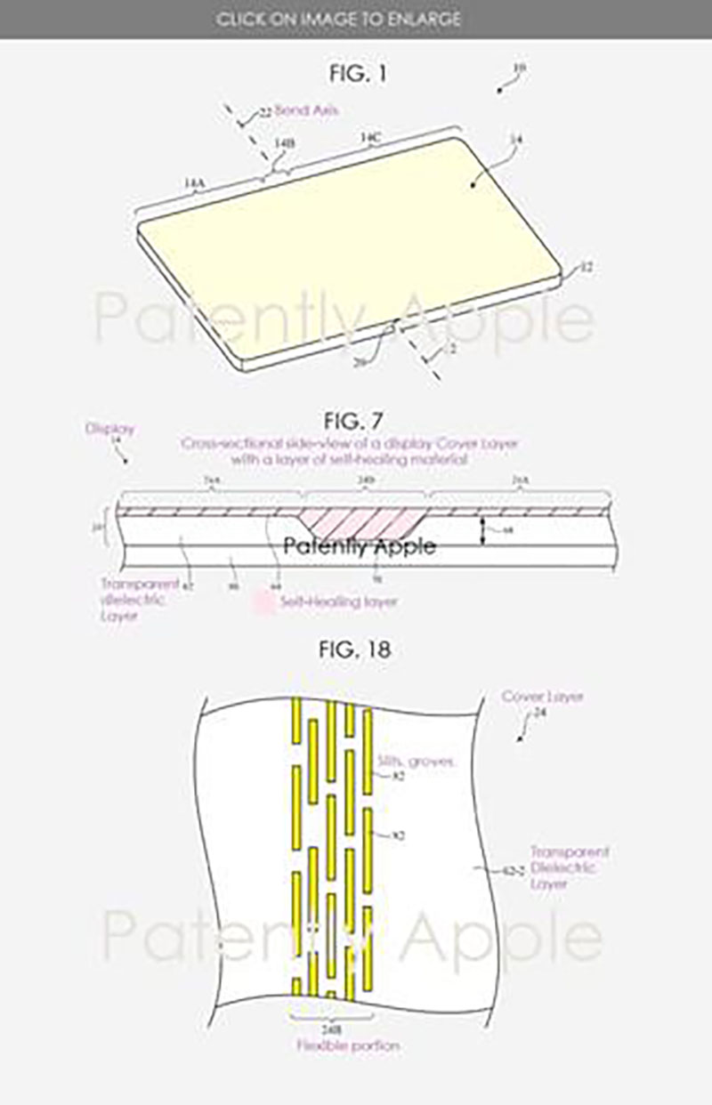 Apple’dan Katlanabilir iPhone İçin İlginç Patent 1 Apple’dan Katlanabilir iPhone İçin İlginç Patent