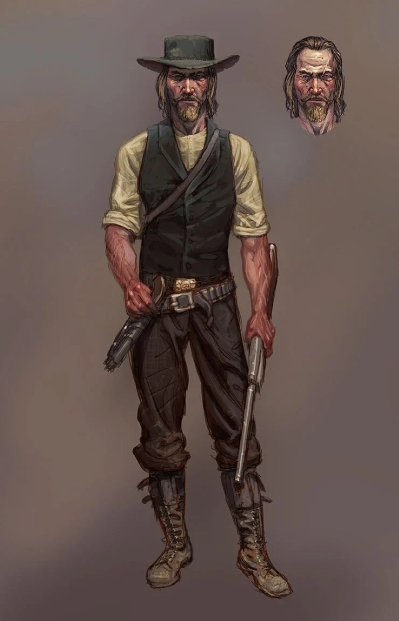 Red Dead Redemption 2'nin Konsept Çizimleri Keşfedildi