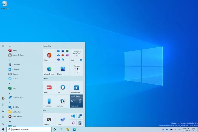 Microsoft, Windows 10'un Görsel Tasarımını Gençleştirmeyi Planlıyor