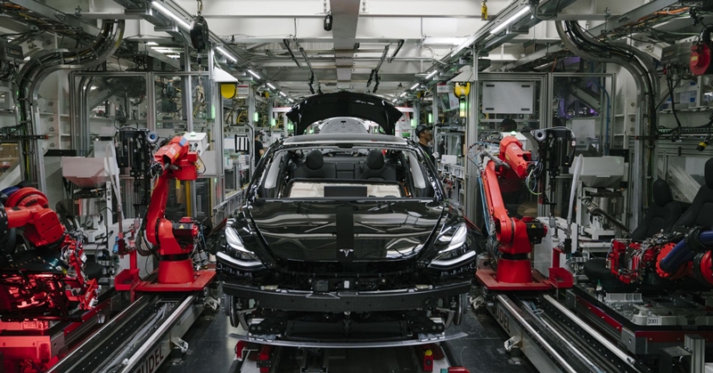 tesla fabrikasi tekas austin