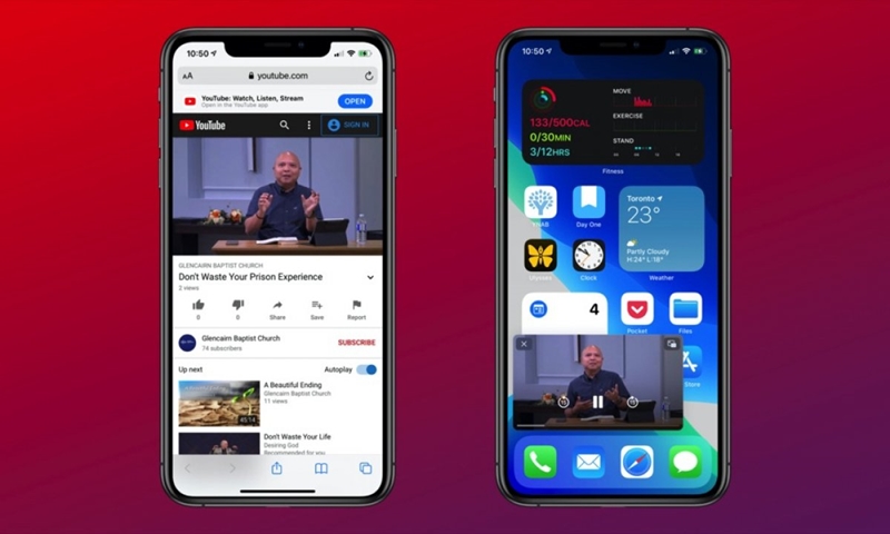 YouTube Resim İçinde Resim Özelliği Nihayet iPhone'lara Geldi! 2 YouTube PiP özelliği
