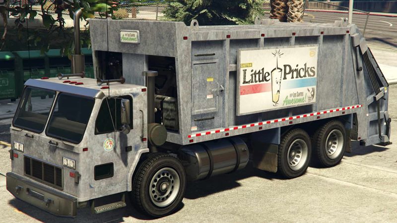 GTA 5 hileleri çöp kamyonu