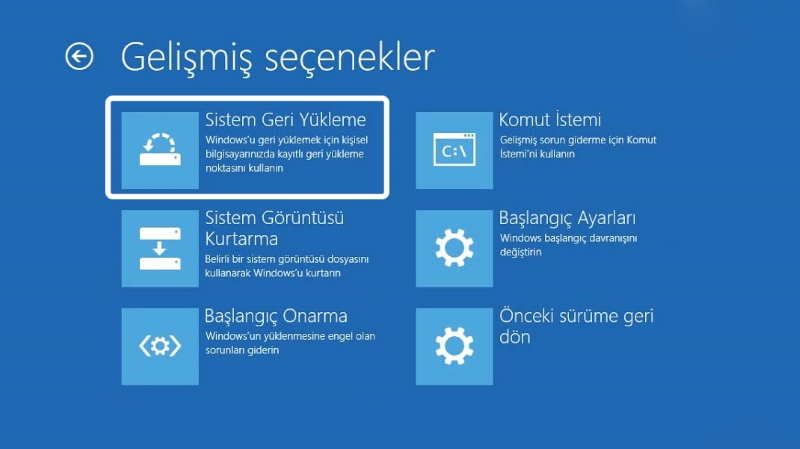 Windows 10 Sistem Geri Yükleme Nasıl Yapılır?