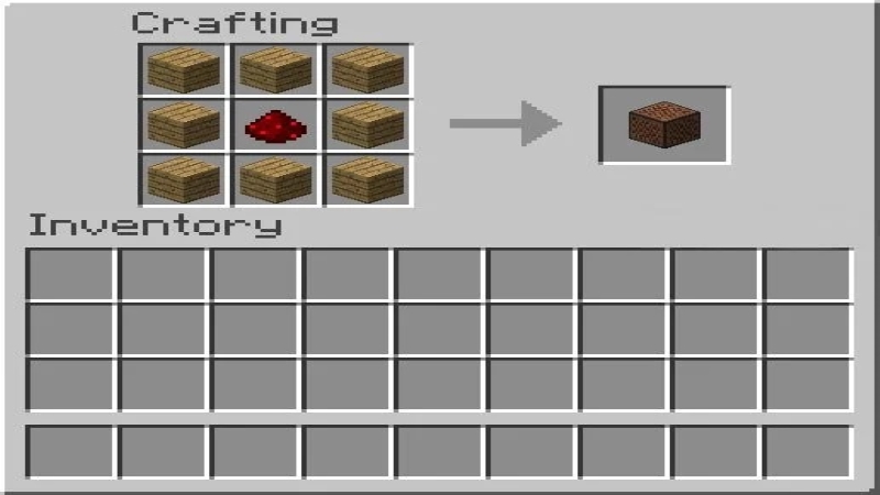 Minecraft Nota Bloğu Nasıl Yapılır
