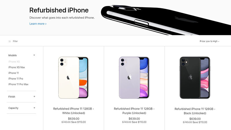 Yenilenmiş iPhone Modelleri Kanada’da Satışa Çıktı 1 yenilenmiş iphone modelleri