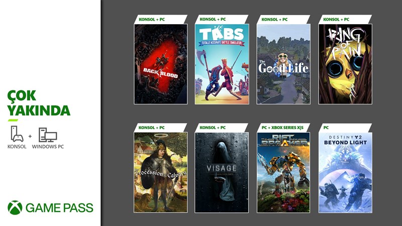 Xbox Game Pass Ekim 2021 Oyunları Belli Oldu 1 Xbox Game Pass Ekim 2021 oyunları
