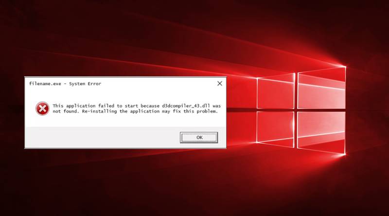 D3dcompiler 43 dll что это. Краш ПК. Краш виндовс 10. Ошибка при запуске игры. Ошибка запуска игры