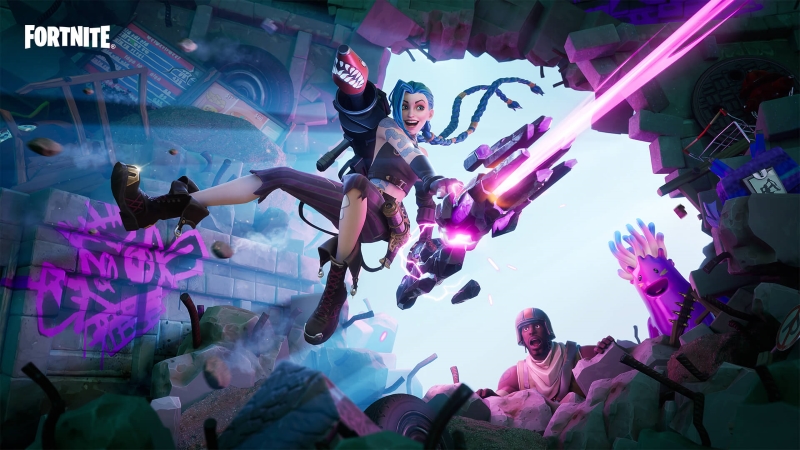 Fortnite, İlk LoL Karakteri Jinx'i Oyuna Ekleyecek 1 Jinx Fortnite