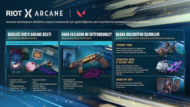 Valorant Arcane Koleksiyon Seti ve Etkinlik Ödülleri Açıklandı 1 Valorant Arcane Koleksiyon Seti
