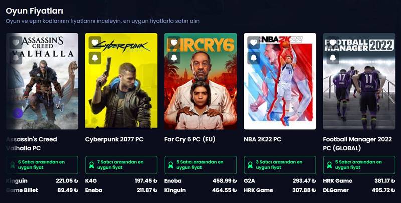 Oyunfiyatlari.com Açıldı! En Ucuz Oyun ve Epin Fiyatları Tek Bir Yerde 2 en ucuz oyun fiyatları