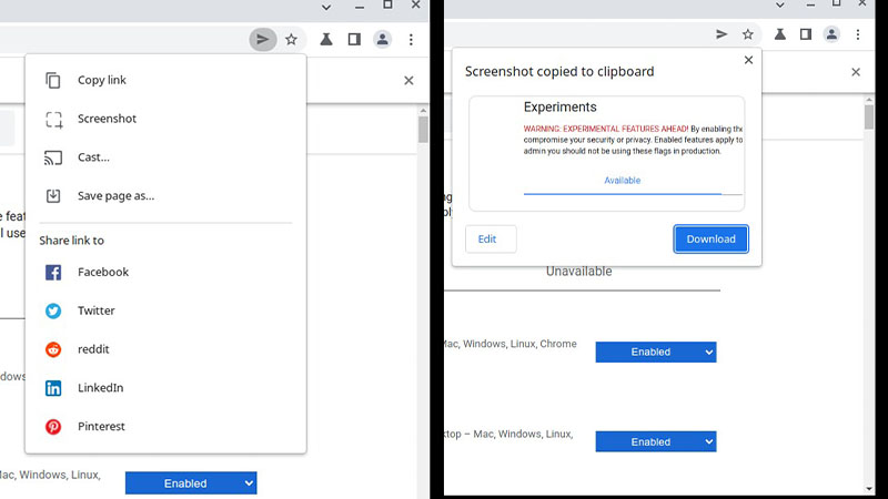 Google Chrome Yerleşik Ekran Görüntüsü Aracını Test Etmeya Başladı 2 google chrome yerlesik ekran goruntusu aracini test etmeya basladi 3