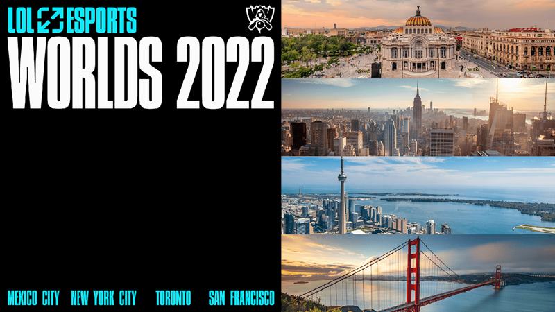 Worlds 2022, Kuzey Amerika'da Çok Şehirli Bir Tur Olacak 3 lol worlds 2022 şampiyonası