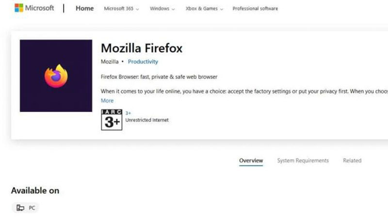 Mozilla Firefox Windows Mağazasına Geldi 3 Firefox Windows Mağazası