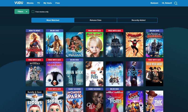 Android'de Ücretsiz Film İndirebileceğiniz En İyi 7 Uygulama 13 ücretsiz film indirme programı vudu
