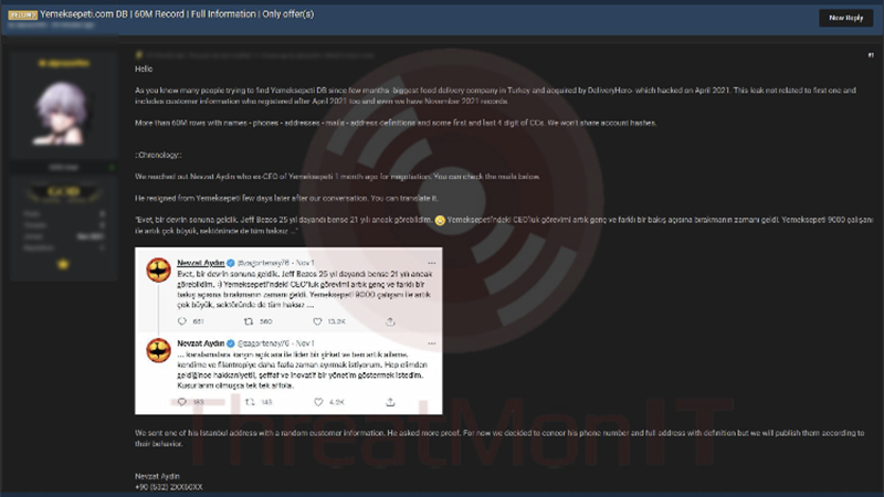 Yemeksepeti Hacklendi İddiaları İle Gündemde 7 yemeksepeti hacklendi iddialari ile gundemde 3