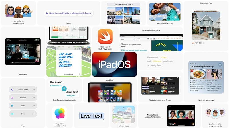 Apple iPadOS 15.2 Güncelleme