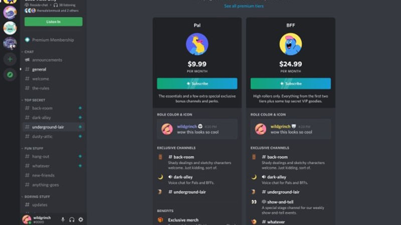 Discord Paralı Üyelik Sistemini