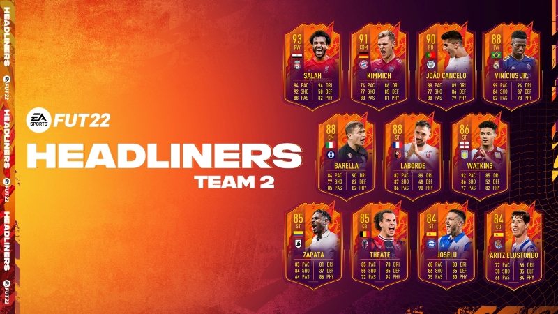 FIFA 22: Headliners Team 2 Açıklandı 1 Headliners Team 2