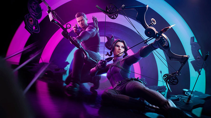 Marvel Karakterleri Clint Barton ve Kate Bishop Fortnite'a Geliyor 1 Fortnite Hawkeye