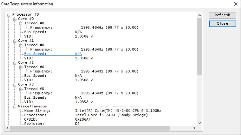 İşlemci Sıcaklığı Ölçme Programları - CPU Sıcaklığı Görme 7 İşlemci Sıcaklığı Ölçme