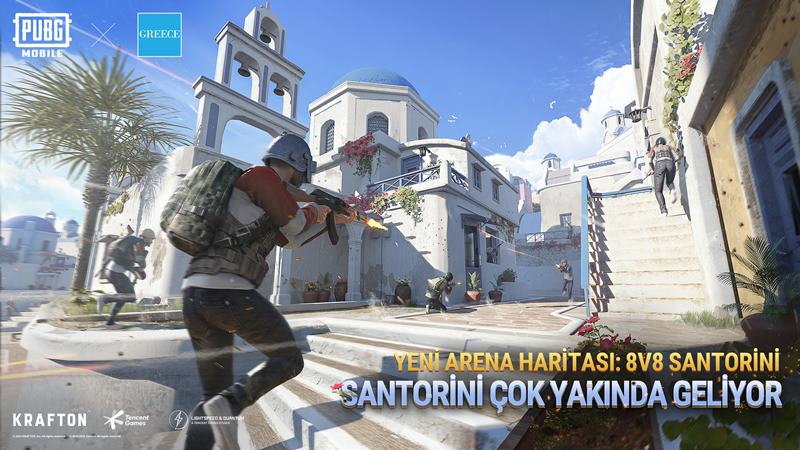 Ünlü Turizm Merkezi Santorini Adası PUBG Mobile'a Geliyor 1 Santorini Arena Haritası pubg mobile