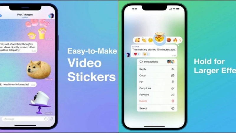 Telegram, Video Çıkartmalar Özelliğini Tanıttı 2 Telegram