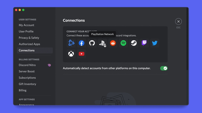discord ve playstation hesabı