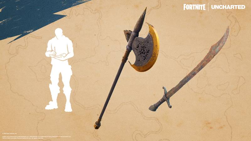 Fortnite Uncharted Paketi, Film ve Oyun Versiyonları ile Yayınlandı! 2 fortnite uncharted