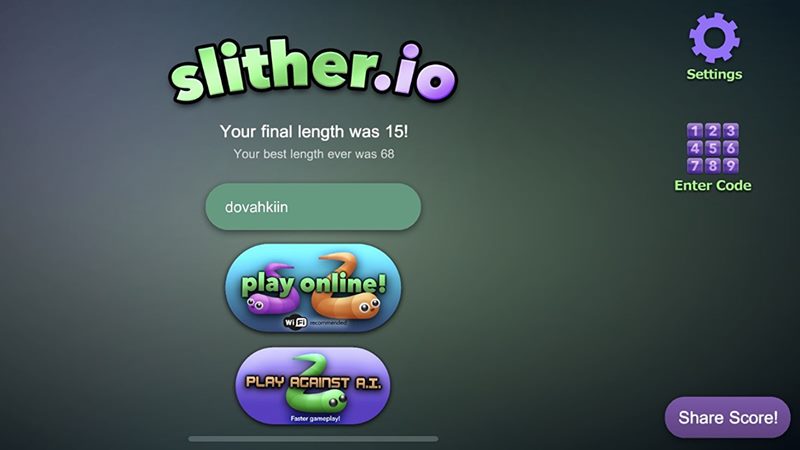 slither io kodları nasıl kullanılır