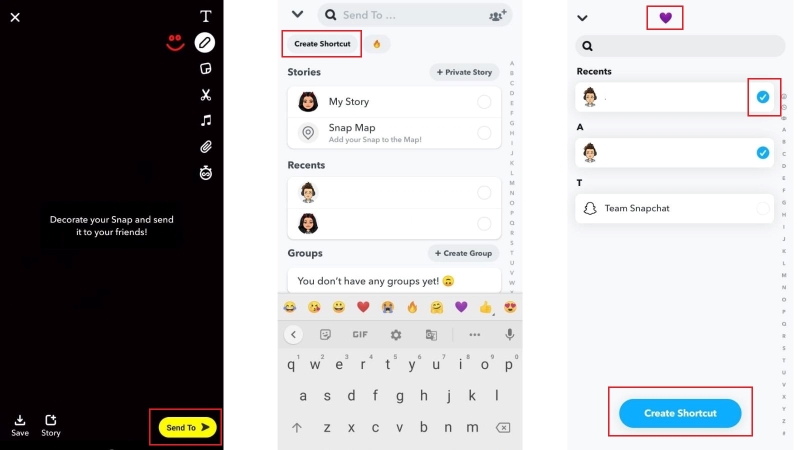 Snapchat Kısayol Oluşturma: Adım Adım Anlattık 8 1 10