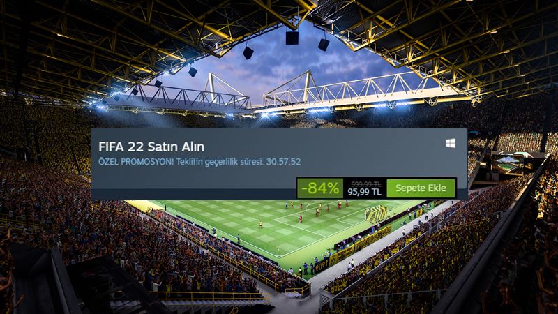 Steam'deki Dev FIFA 22 İndirimi İçin Son Saatler! 1 FIFA 22 steam