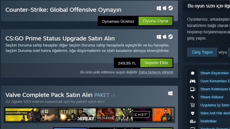 CSGO'nun Fiyatı İki Katına Çıktı! 1 CSGO fiyatı