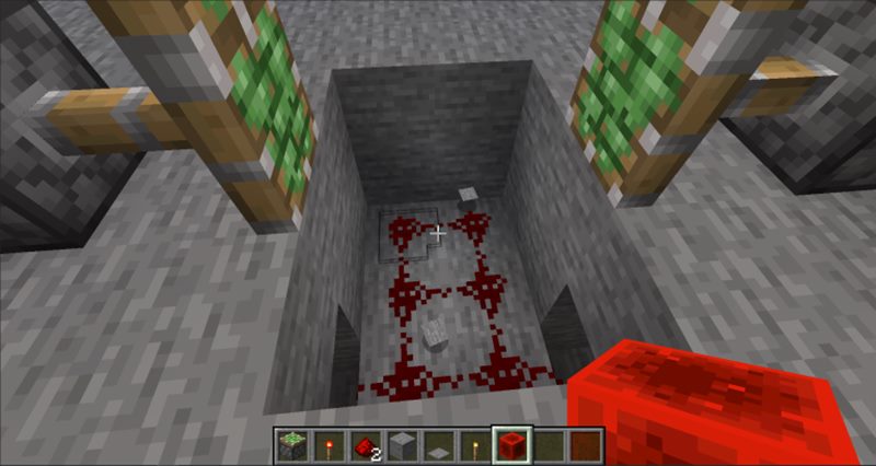Minecraft Gizli Kapı Yapımı (Üssünüze Girişleri Engelleyin) 6 gizli kapı